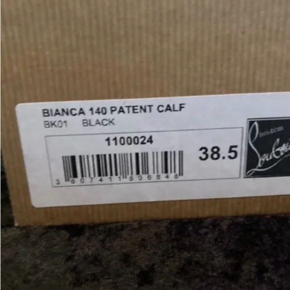 Christian Louboutin Glossy Black Heels - Picture 6 of 7